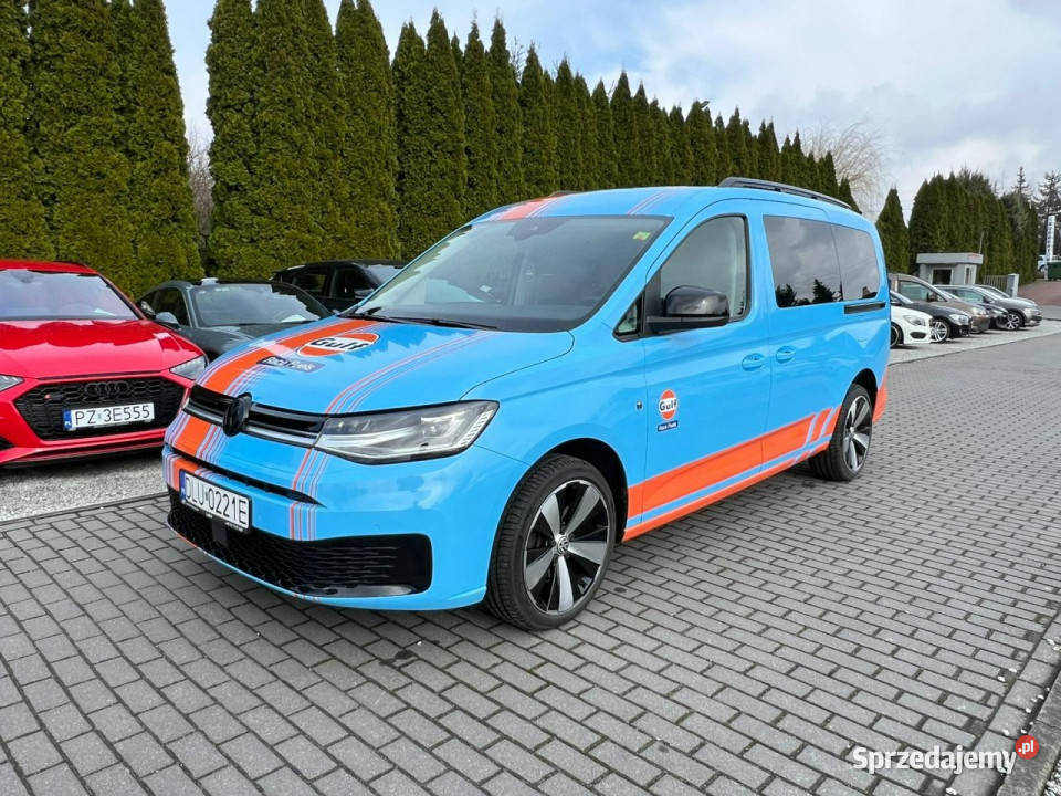 Volkswagen Caddy Maxi 20 TDI 7os Hak V 2020 kamera cofania wielkopolskie Baranowo