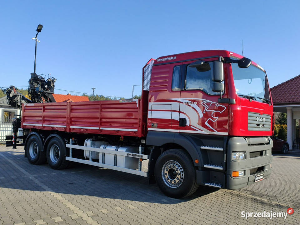 MAN Man 26440 6x4 HDS HIAB 166 B3 DUO Wywrotka pełny VAT Widełki