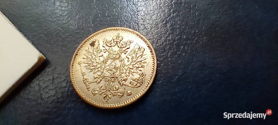 Stare monety 25 pennia 1916 Finlandia srebro