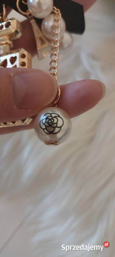 Luksusowy BRELOK CO CO CHANEL Perfum N5 perełki Gliwice