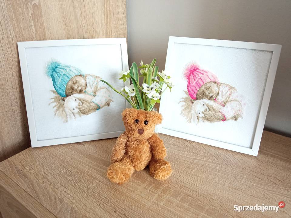 Metryczka dziecko w czapce wielokolorowy Olsztyn sprzedam