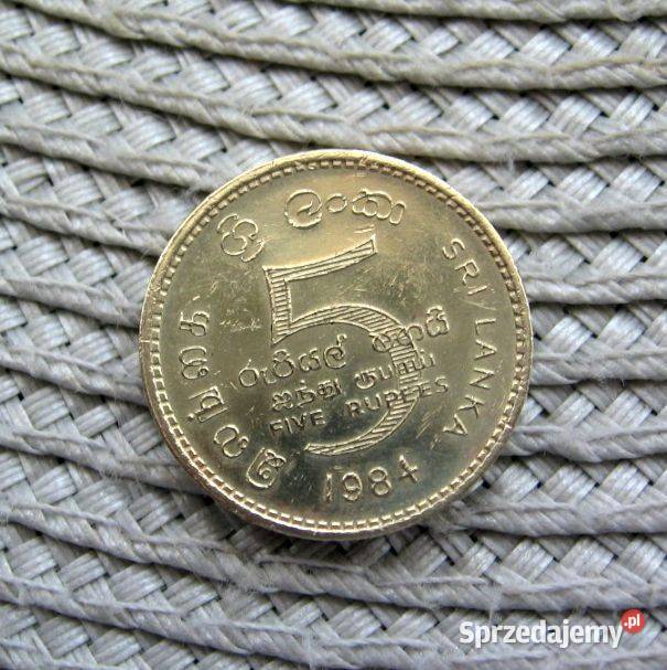 Sri Lanka 5 Rupi 1984r Kalisz sprzedam
