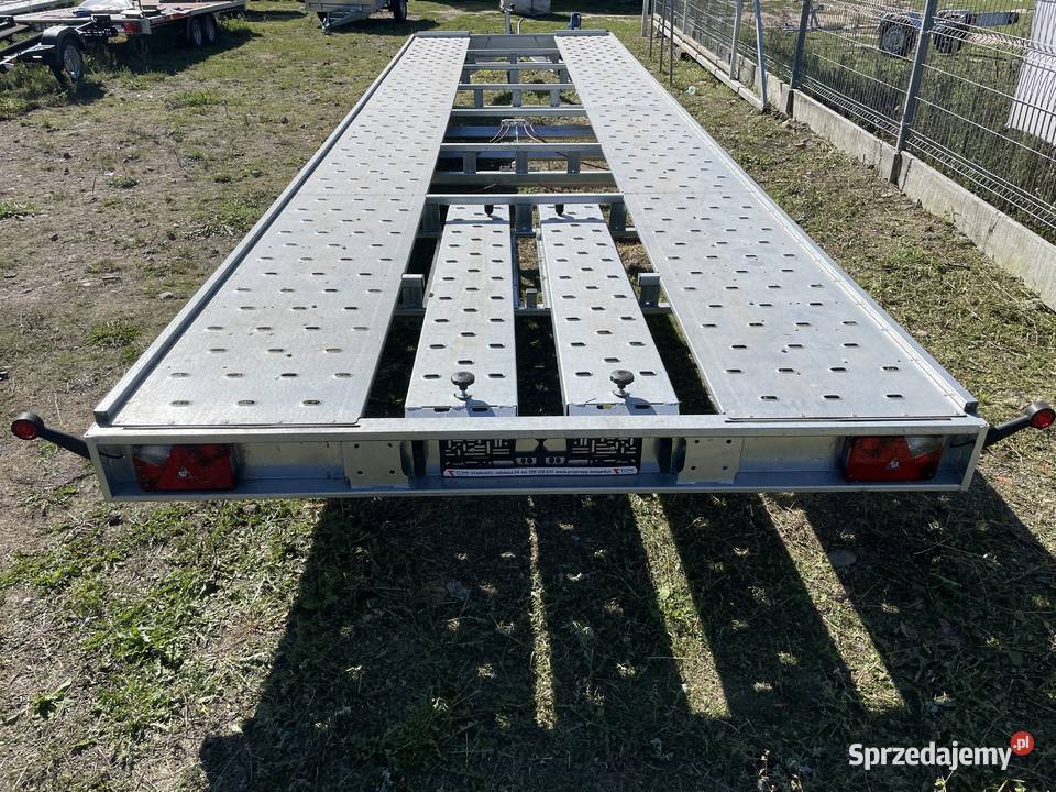 Laweta Temared Car na 2 auta 8m 3500DMC 3 osie 2450kg