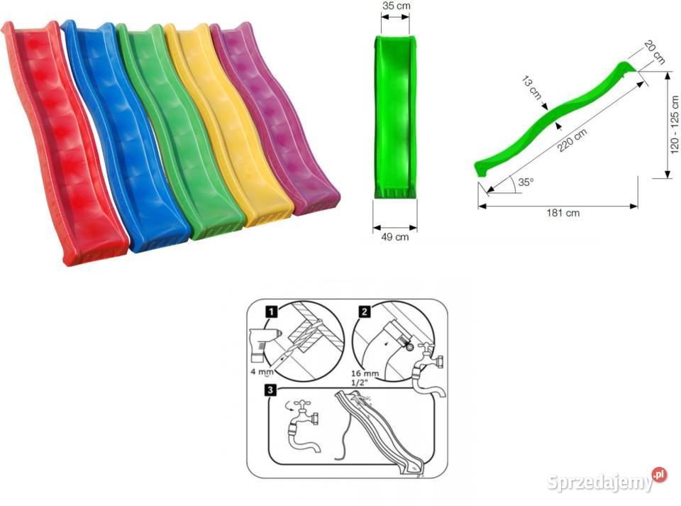 Drewniany Plac Zabaw do Ogrodu OLAF Ślizg Wrocław