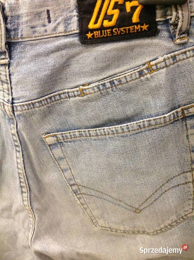 Spodnie Jeans Krótkie Męskie BLUE SYSTEM M Rozmiar M lubuskie sprzedam