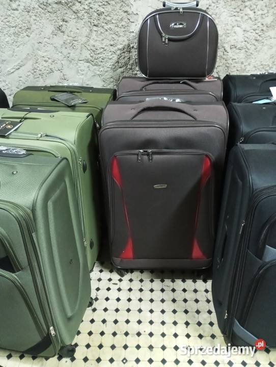 Walizka duża xxl z grubej codury na 4 kołach Lublin