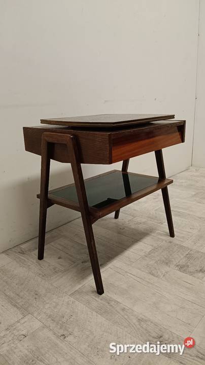 stolik szafka pod radio adapter gramofon tv PRL łódzkie Radomsko