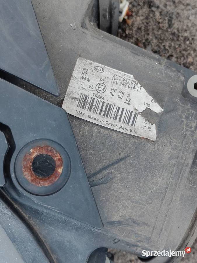 Lampa lewa przednia Passat b6 soczewka osobowe Międzychód sprzedam