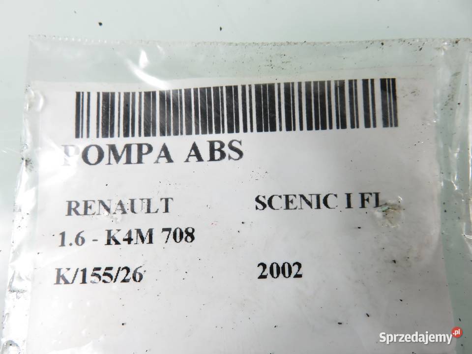 POMPA ABS RENAULT SCENIC I FL 8200090690 Układ ABS i ESP