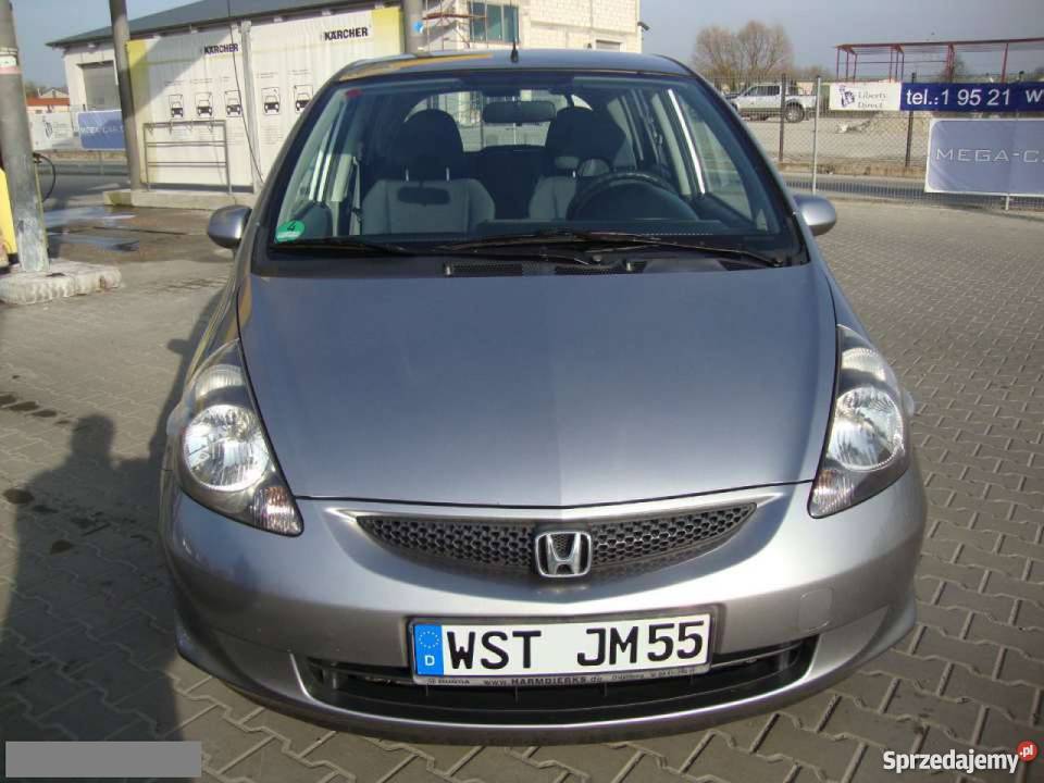 Honda Jazz srebrny manualna Łuków