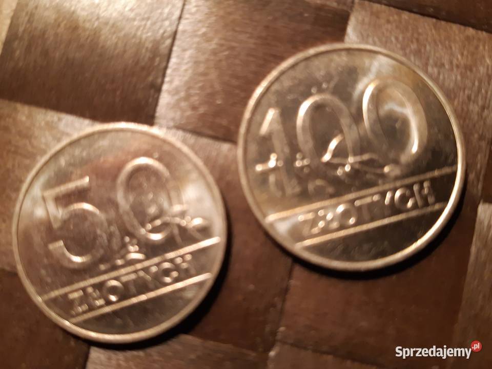 2 Monety z PRLu 50 100 1990 r Piękne Okazja Numizmatyka mazowieckie