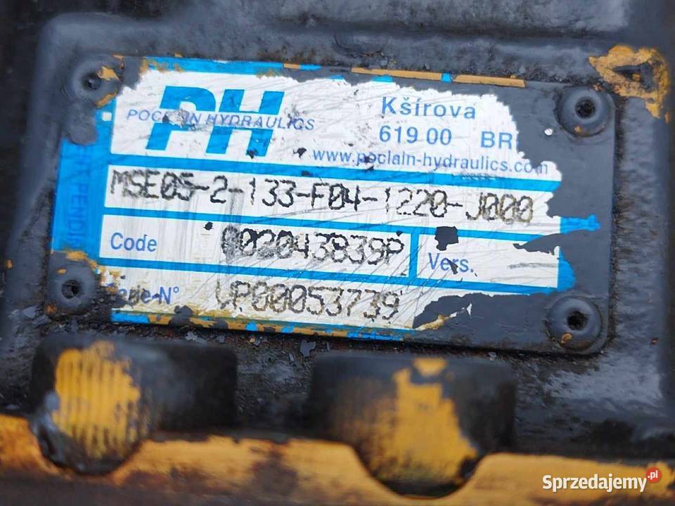 Silnik hydrauliczny POCLAIN MSE052133 Pozostałe