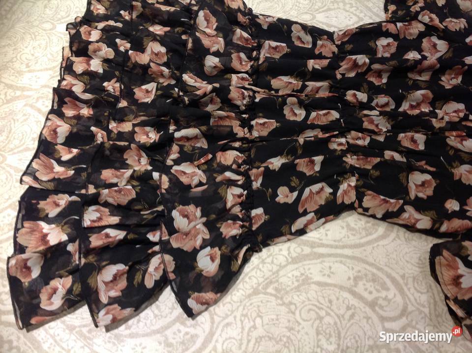 Sukienka Damska IVIVI COLLECTION S Falbany NOWA