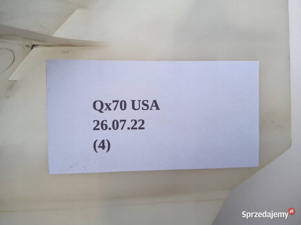 ŚLIZG ZDERZAKA PL PRZÓD INFINITI QX70 FX35 FX37 Nowy Tomyśl