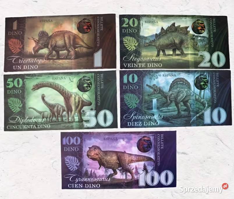 Zestaw kolekcjonerskich numizmatówbanknoty z Warszawa