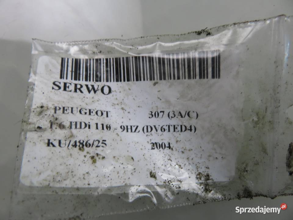 SERWO PEUGEOT 307 16 HDi 0204024883 9648368980 małopolskie