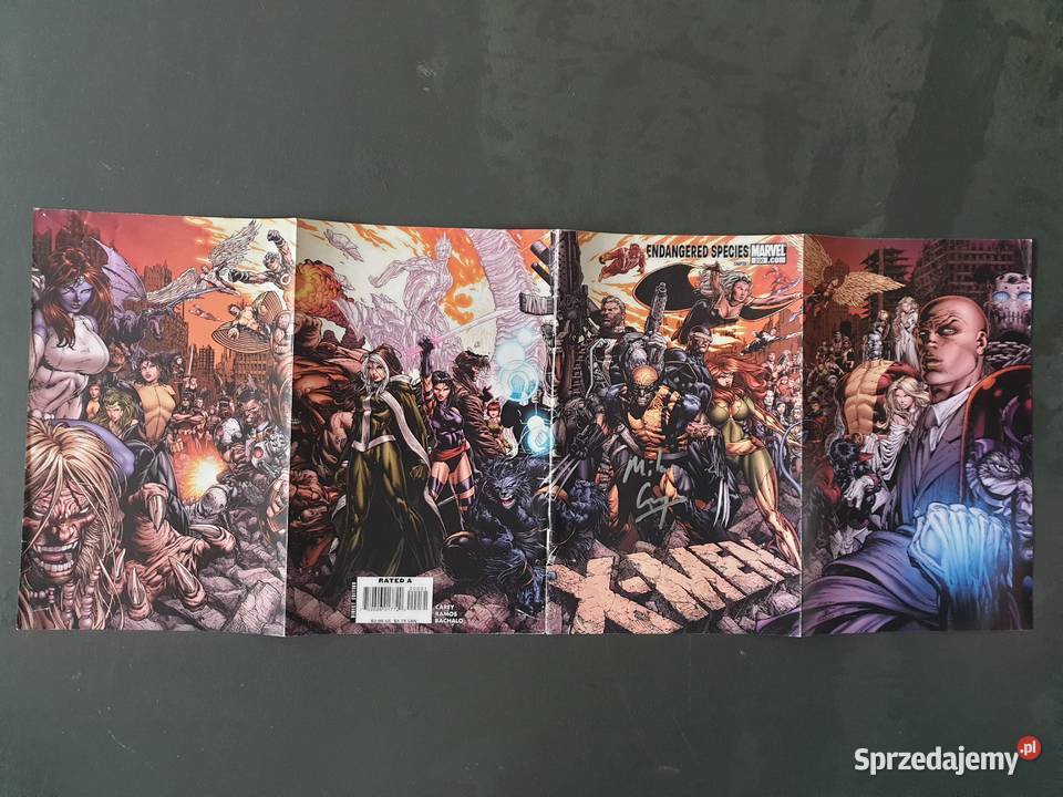 XMen Mike Carey writer autograph Gdynia sprzedam