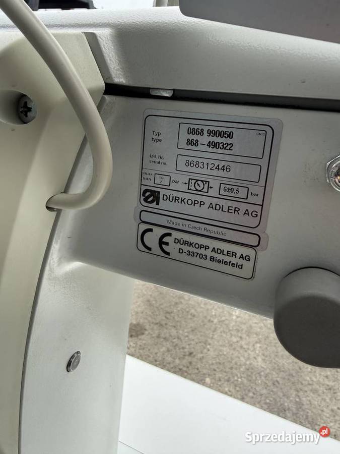 Durkopp Adler 868490322 automatyczna maszyna mazowieckie Łaskarzew