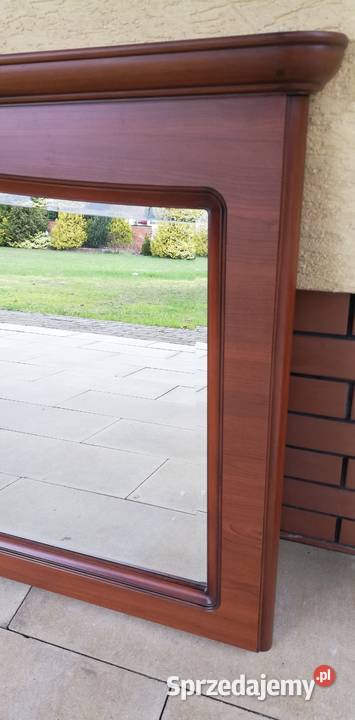Lustro stylowe Natalia w drewnianej ramie BRW mazowieckie Garwolin