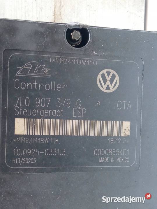 POMPA ABS 7L0614111H 7L0907379G VW Volkswagen