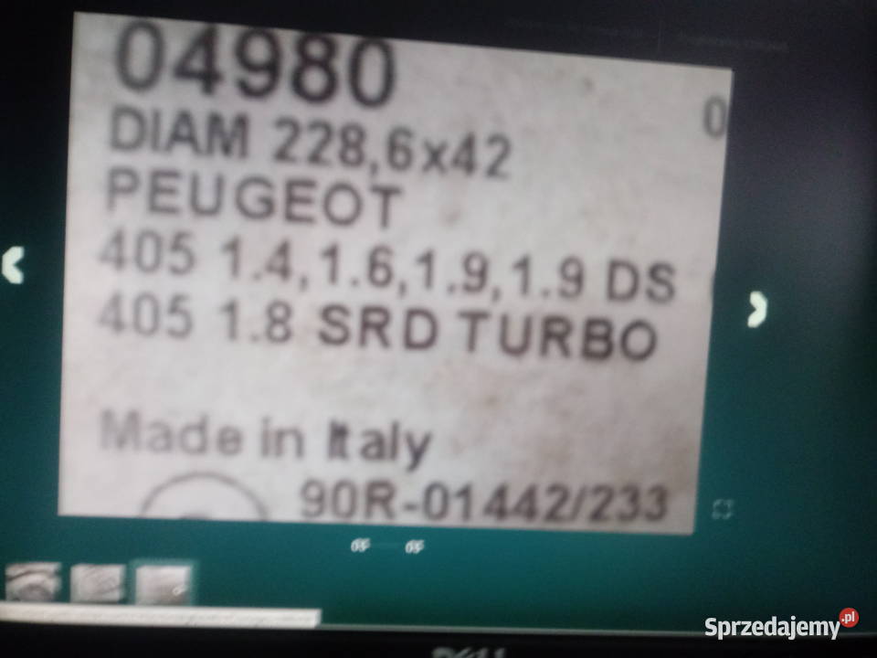 Szczęki hamulcowe Citroen Peugeot