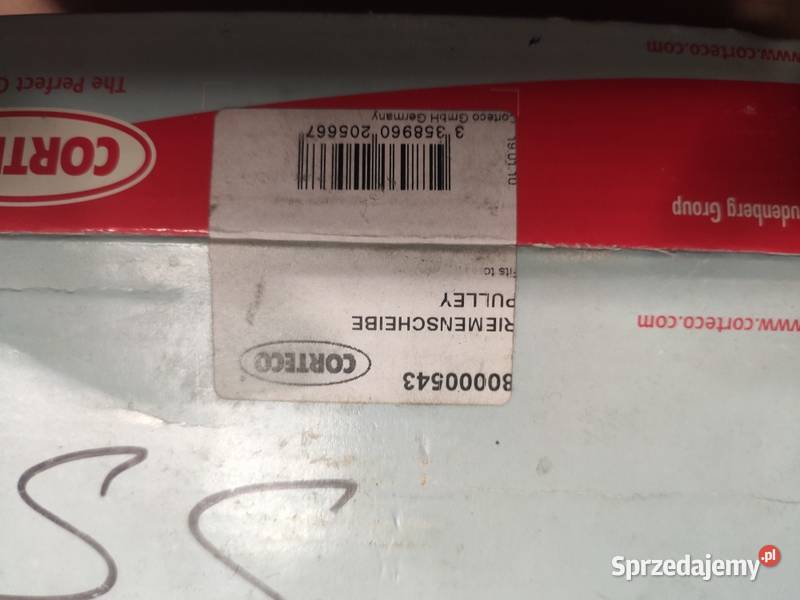 Koło pasowe Vw Audi Seat Ford 03g105243 CORTECO śląskie