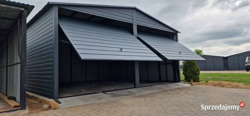Garaż Blaszany OCYNKOWANY Montaż Wiata PRODUCENT blacha