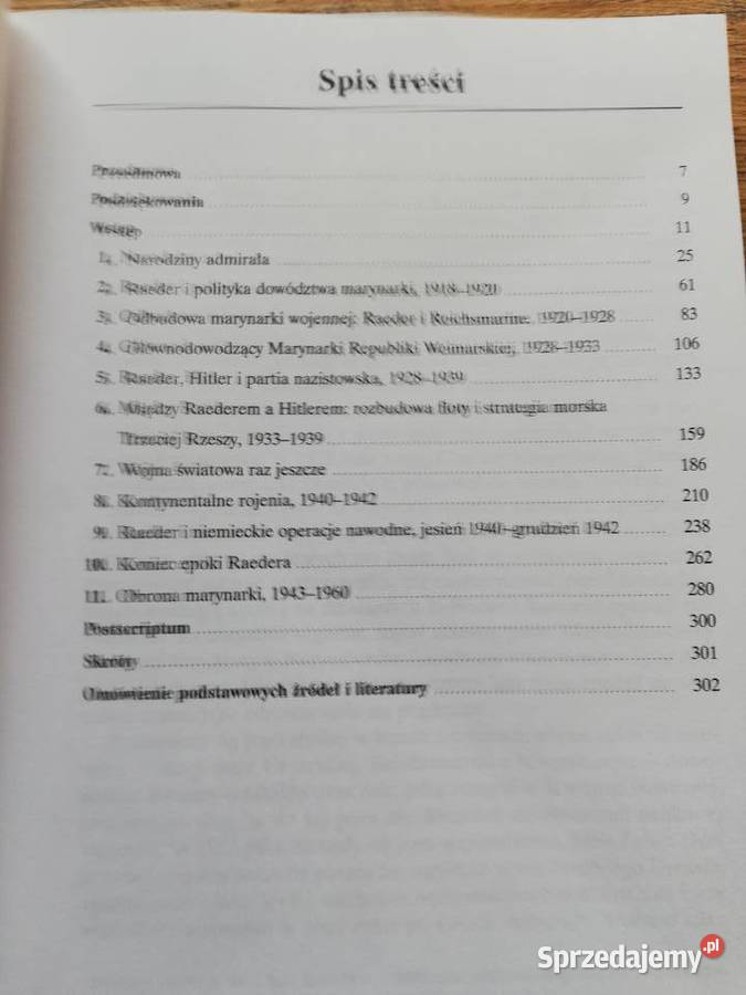 Kriegsmarine i Raeder Keith W Bird Kraków