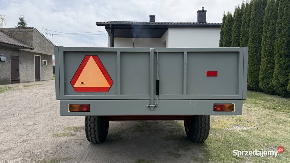 Przyczepa Rolnicza jednoosiowa wywrotka z kiprem mazowieckie Parznice