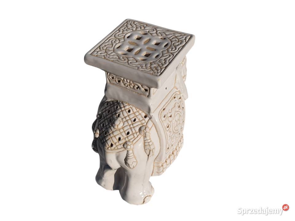 Stara porcelanowa figurka podstawka pod kwiatek śląskie Cieszyn