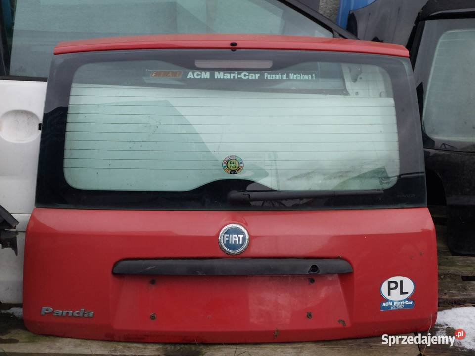 Klapa bagażnika Fiat Panda osobowe
