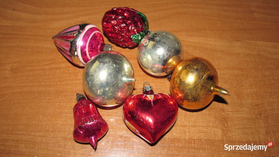 BOMBKI CHOINKOWE PRL Bytom