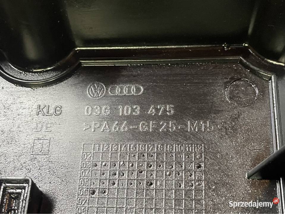 036103475 pokrywa zaworów vw passat b6 b7 Osłony silnika Szczecin sprzedam
