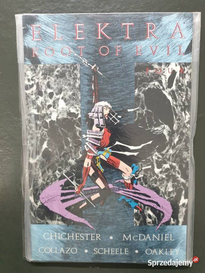 Elektra Root Of Evil miniseria 4 komiksy Marvel Amerykańskie