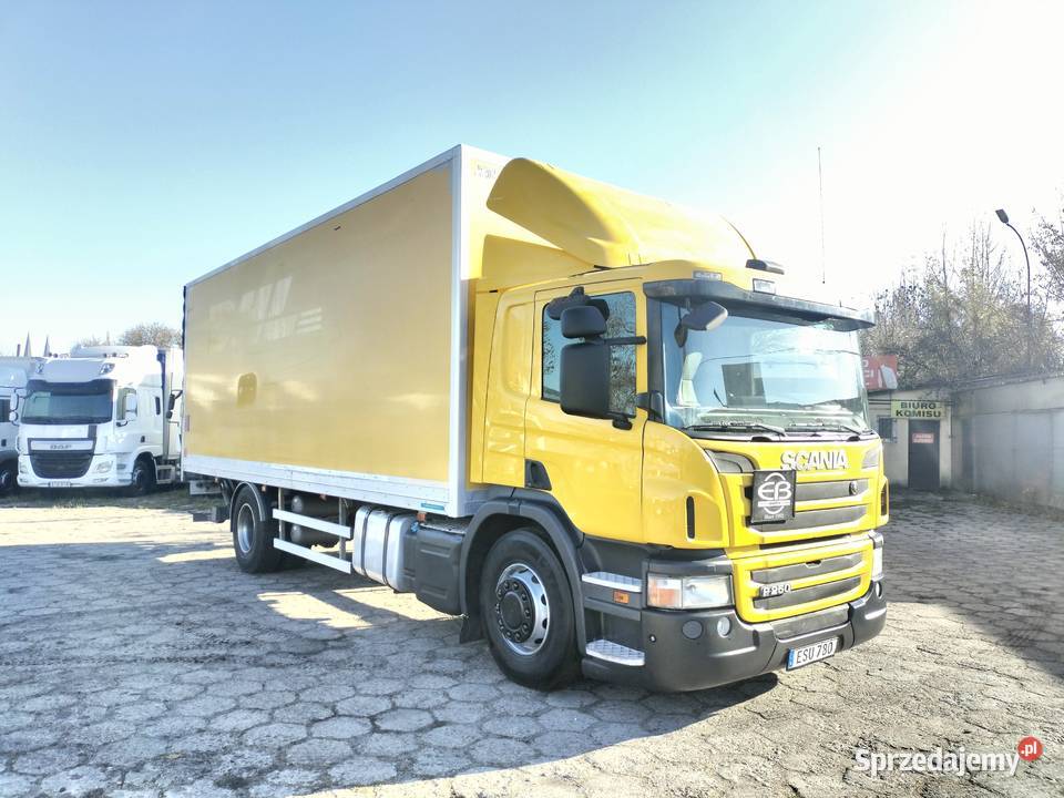 SCANIA P250 4x2 EURO6 KONTENER IZOTERMA ASR (kontrola trakcji) Częstochowa sprzedam