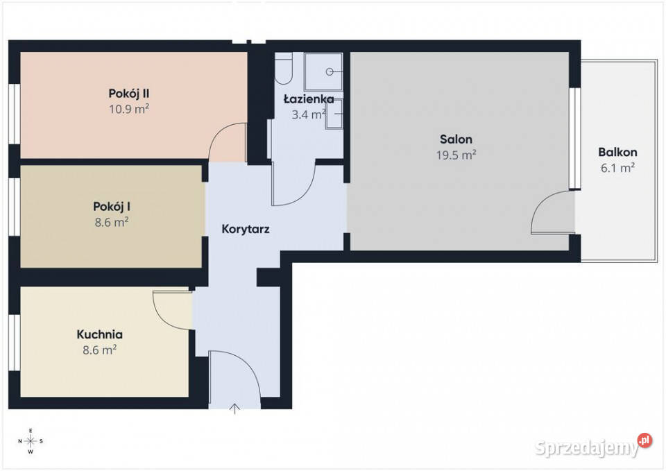 3pokojowe mieszkanie Suwałki I piętro podlaskie sprzedam