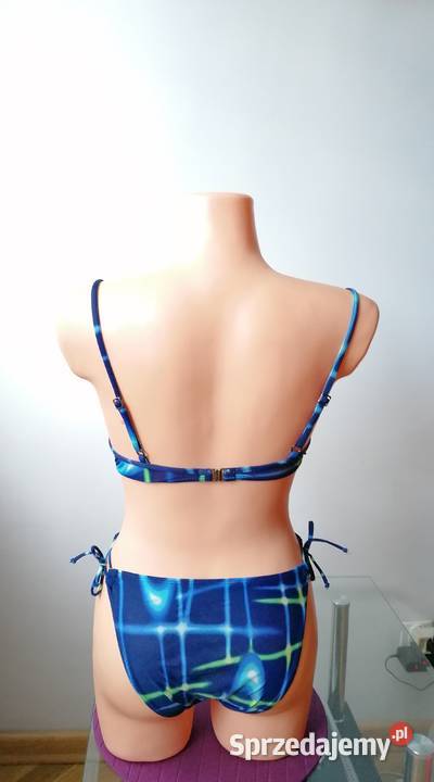 NIEBIESKI KOSTIUM KĄPIELOWY DWUCZĘŚCIOWY RS Łódź sprzedam