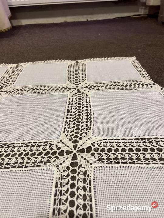 Obrus szydełkowy rękodzieło inny kolor Zabrze