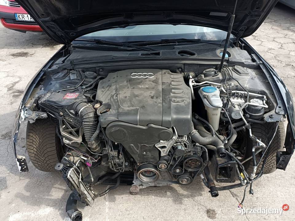 Audi A5 20 TDi 140 automat czarny małopolskie Kraków