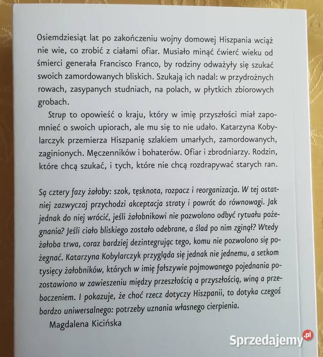 Strup Hiszpania rozdrapuje rany Katarzyna Radom