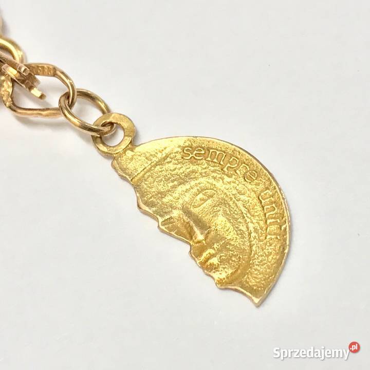 Złoty ŁAŃCUSZEK damski 14K Divisi Ma Sempre mazowieckie