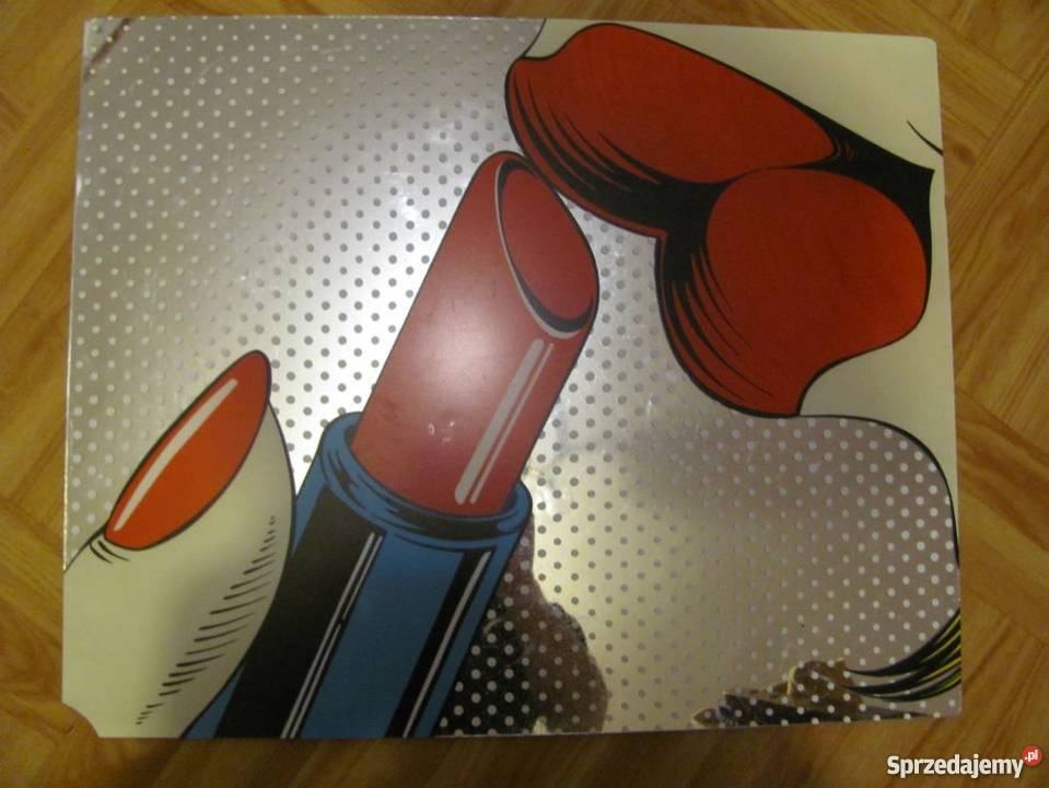 IKEA FINNSJON Obraz usta szminka 50x40 wielokolorowy Zamość sprzedam