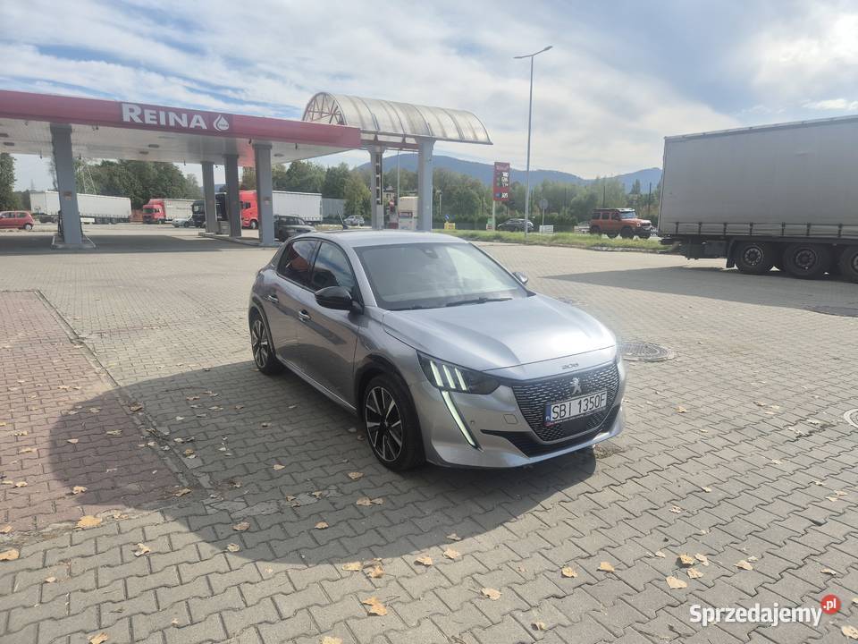 2020 Peugeot 208 FULL GTline 15d 102 Zadbany 103 szary Motoryzacja Bujaków