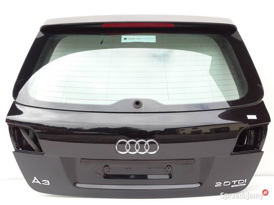 KLAPA TYŁ TYLNA BAGAŻNIKA SZYBA LOTKA LY9B AUDI