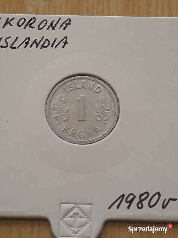 1 Korona Islandia 1980 r Numizmatyka Konin