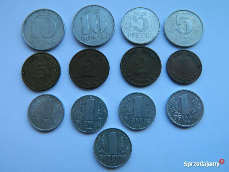 Monety zagraniczne Niemcy NRD dolnośląskie Wałbrzych