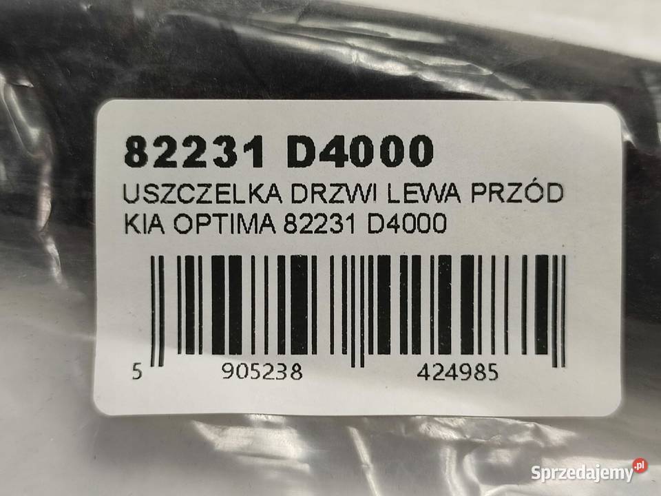 USZCZELKA DRZWI LEWY PRZÓD KIA OPTIMA 20162020