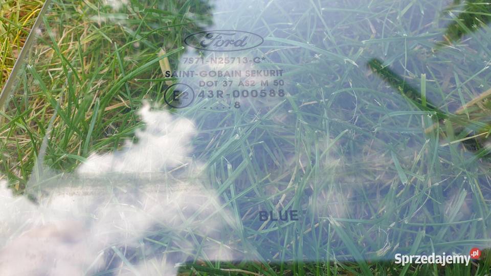 Szyba boczna lewy tył kombi 2008 BLUE niebieska Rok produkcji 2008 Snopków