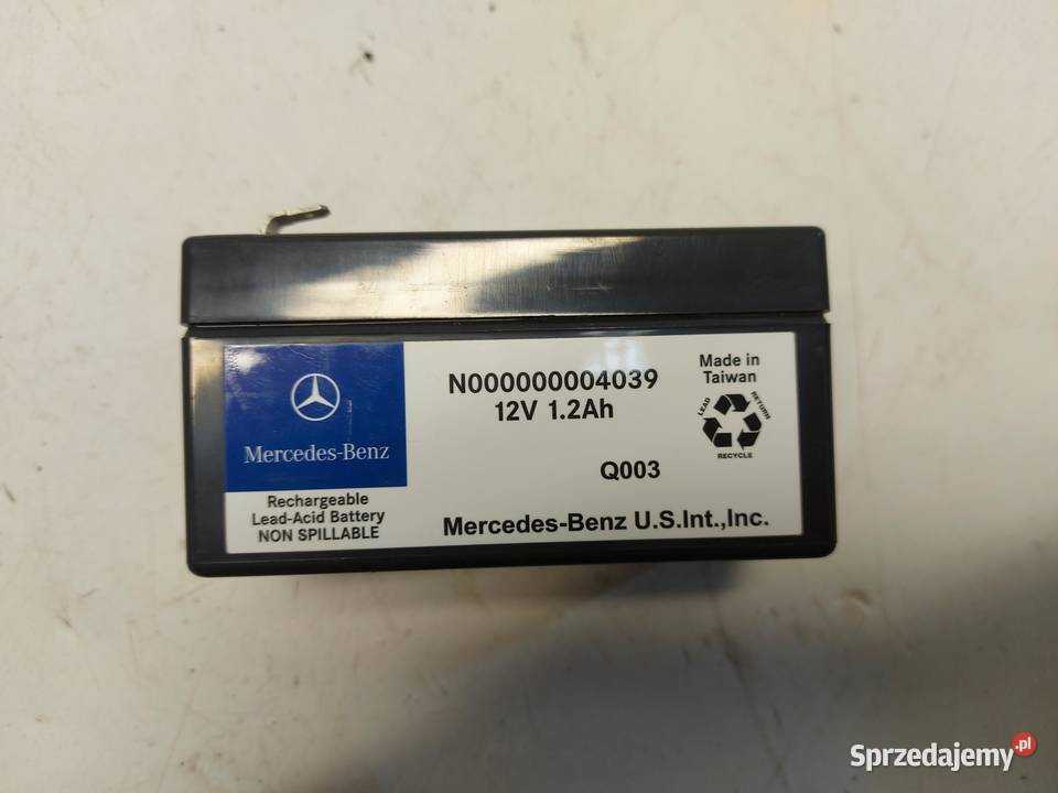 Mercedes EQV w447 Vklasa 2021 akumulator osobowe Układ elektryczny, zapłon