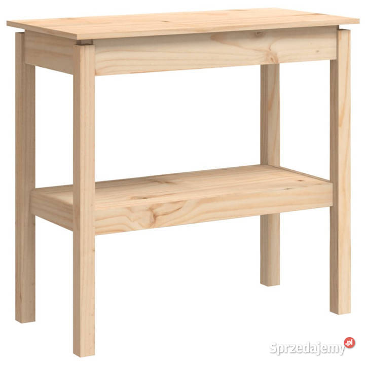 Stolik konsolowy 80x40x75 lite drewno sosnowe Warszawa